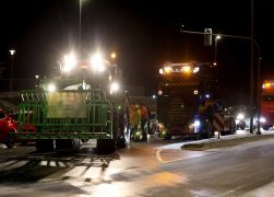 Unangemelde Strassenblockaden In Jena 06